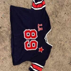 Harper Navy and Red Kids Jersey
